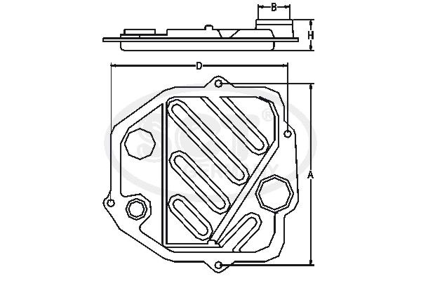 SCT GERMANY Hydrauliikkasuodatinsarja, automaattivaihteisto SG 1005